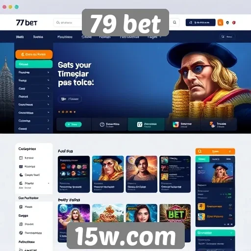 Interface do usuário no site 79 bet